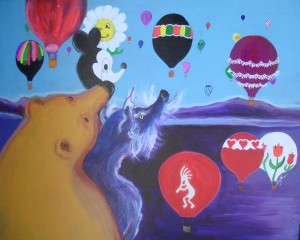 Honey and Wiley Balloon Fiesta
